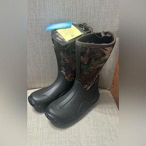 Boys' Tamarack Camouflage Neoprene Rubber Boots NWT YOUTH Size 6 - Brown Camo